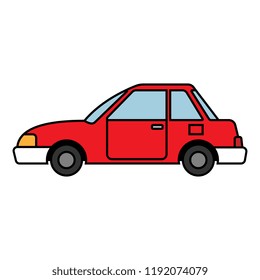 Cartoon Sedan Car