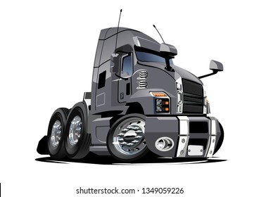 1,714 Vector Cartoon Semi Truck Images, Stock Photos & Vectors ...