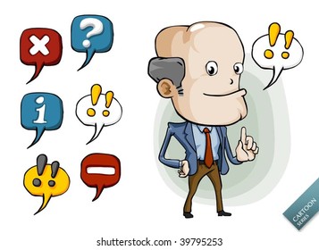 Serie de dibujos animados: Notificar al administrador