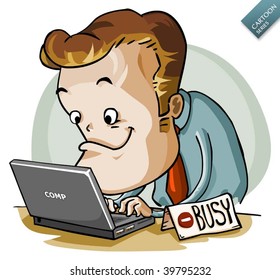 Cartoon Series: Working overtime