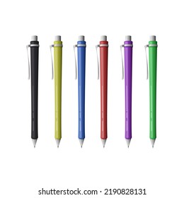 Juego de dibujos animados de plumas coloridas.