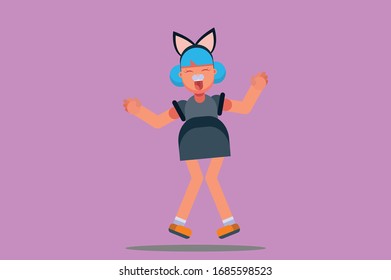 Zeichensatz von Halloween-Figuren. Vektorillustration Mama. Ideal für Partydekoration oder Aufkleber