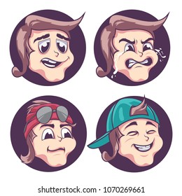 Cartoon Set For Sticker