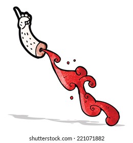 Cartoon-abgetrennter Arm