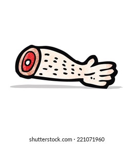 cartoon severed arm