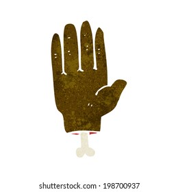 cartoon severed hand