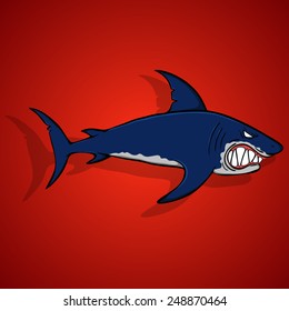 Cartoon shark