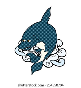 cartoon shark