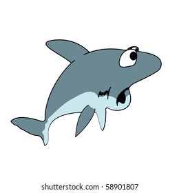 cartoon shark