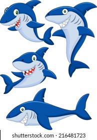 Cartoon Shark Collection Set