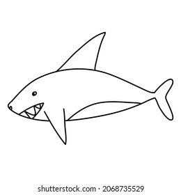 510 Black And White Shark Clipart Images, Stock Photos & Vectors ...