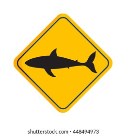 Cartoon shark vector illustration