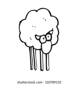oveja de dibujos animados