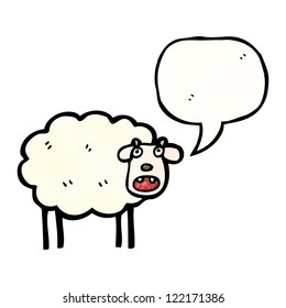 cartoon sheep