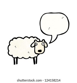 oveja de dibujos animados