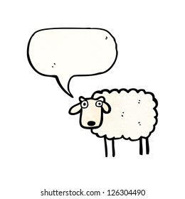cartoon sheep