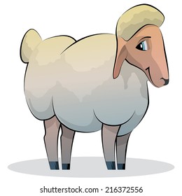 Cartoon sheep