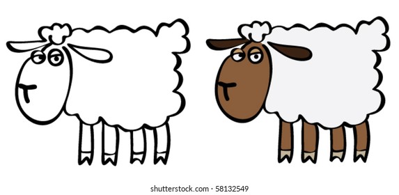 Cartoon Sheep
