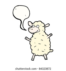 oveja de dibujos animados