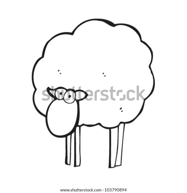 Cartoon Sheep Stock Vector Royalty Free 103790894 Shutterstock 8712