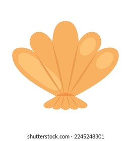 cartoon shell icon on white background