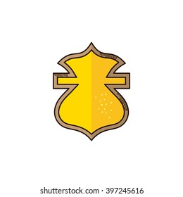 cartoon shield doodle hand drawn theme vector illustration