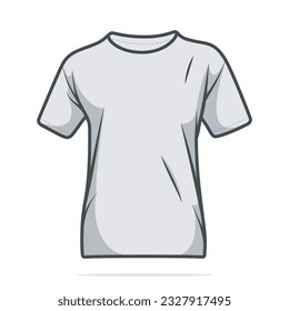 Cartoon shirt vector illustration design 