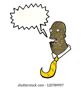 cartoon shocked businessman