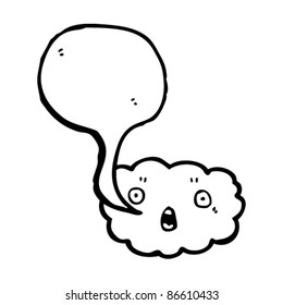 cartoon shocked cloud
