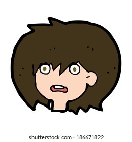cartoon shocked expression