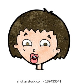 cartoon shocked expression