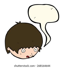 cartoon shocked face with speech bubble