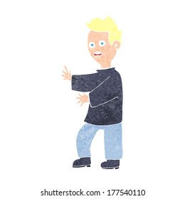 cartoon shocked man