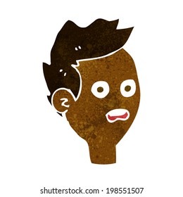cartoon shocked man