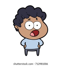 cartoon shocked man