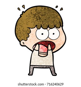 cartoon shocked man