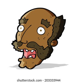caricatura que impactó al anciano
