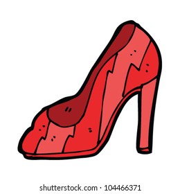 zapato de dibujos animados