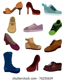 cartoon shoes icon