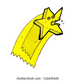cartoon shooting star