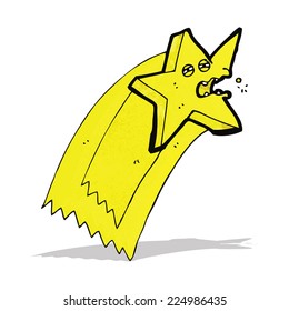 cartoon shooting star