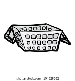 cartoon shopping basket