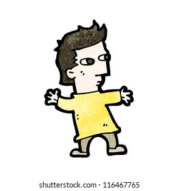 cartoon short man