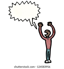 Cartoon-Schrei