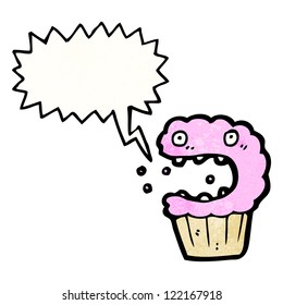 caricatura gritando muffin