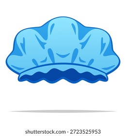 Vector de casquillo de ducha de dibujos animados ilustración aislada