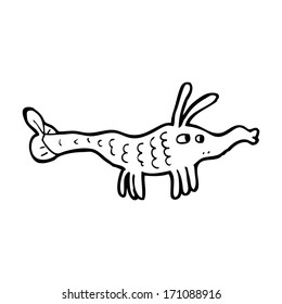 gambas de dibujos animados