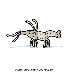 cartoon shrimp