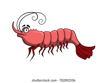 Cartoon shrimp