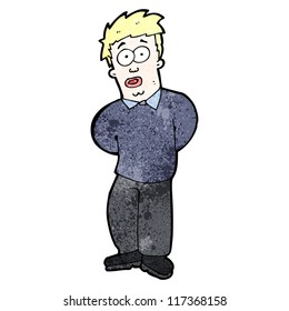 caricatura tímida